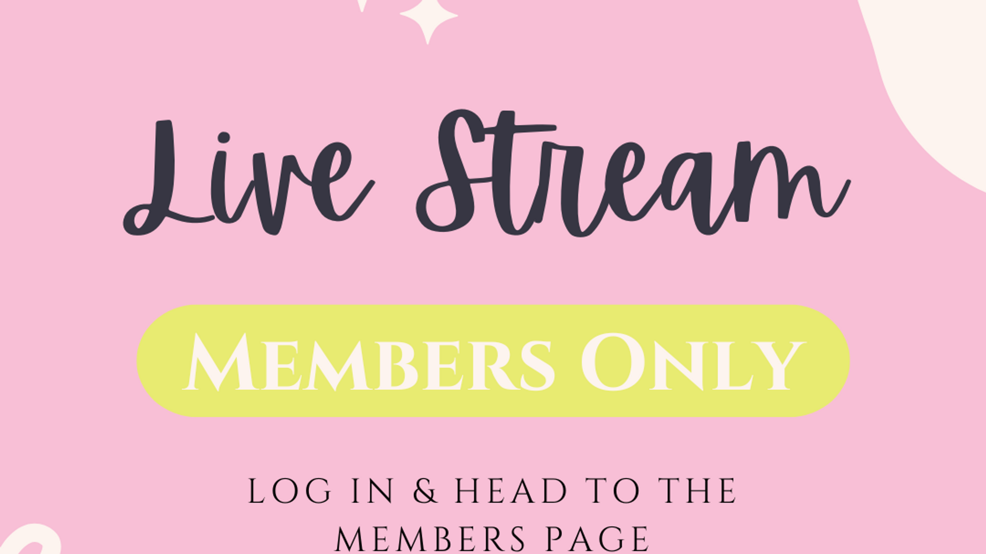 Members Only